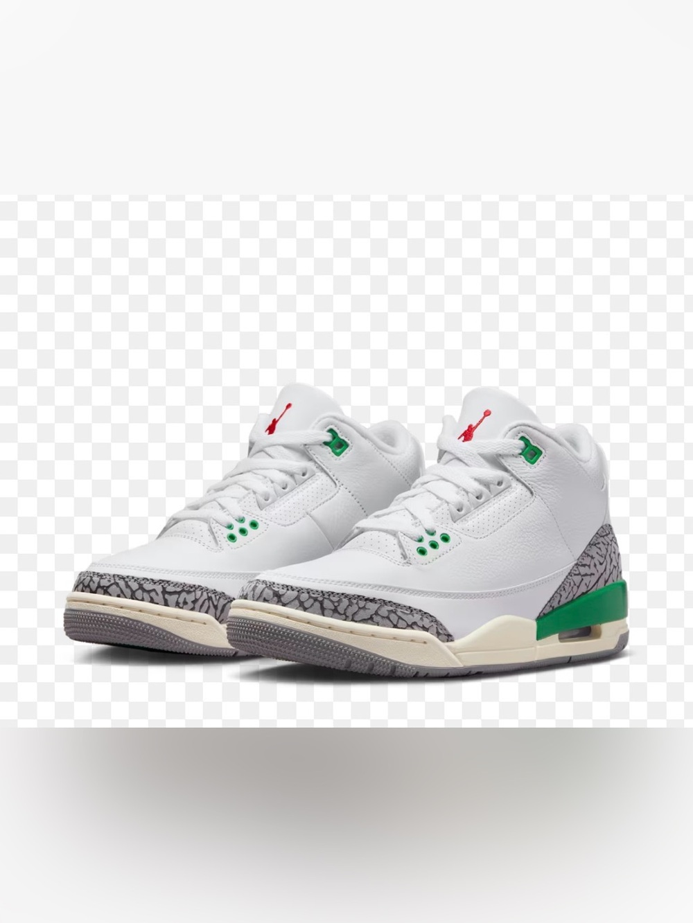 Air Jordan 3 lucky green sneakers